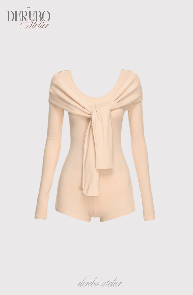 Strap Layered Body Short Suit