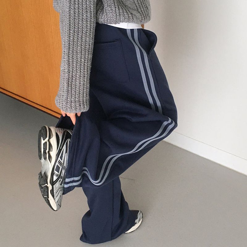 Charon Two Lines Coloring Training Sweat Track Pants
