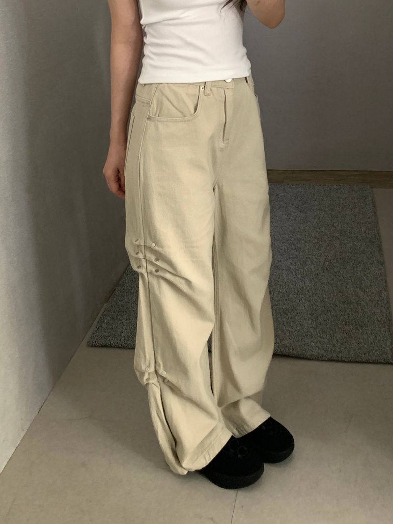 [~2XL] ハワード サイドリベットパンツ