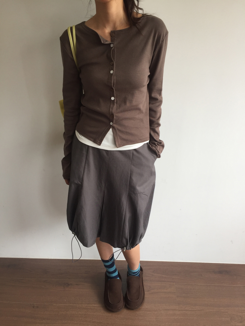 Soon String Balloon Skirt (2color)