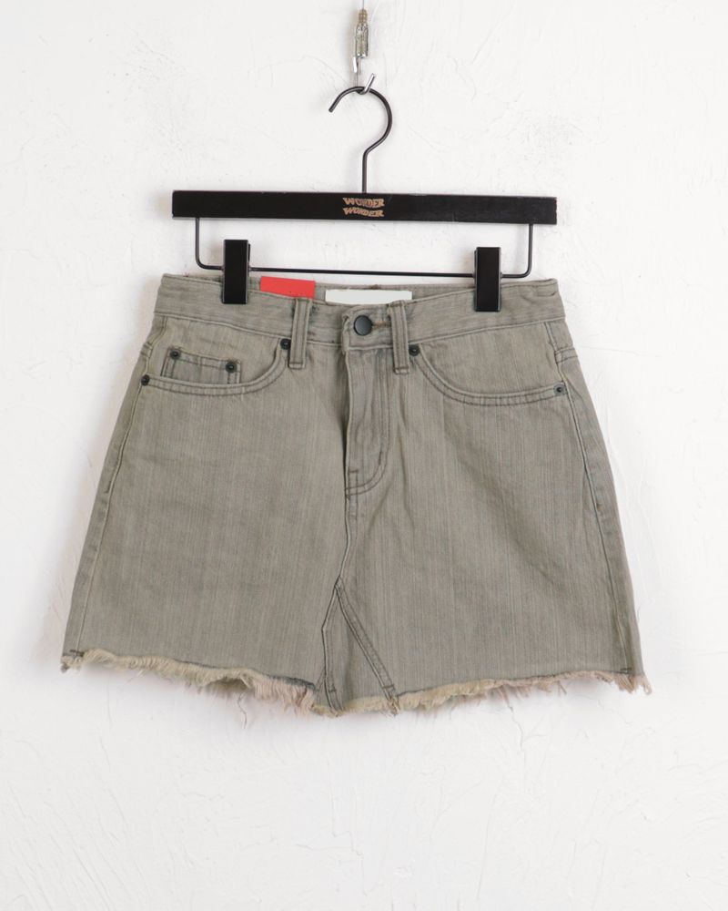 Rattan Vintage Washed Surgical Mini Skirt