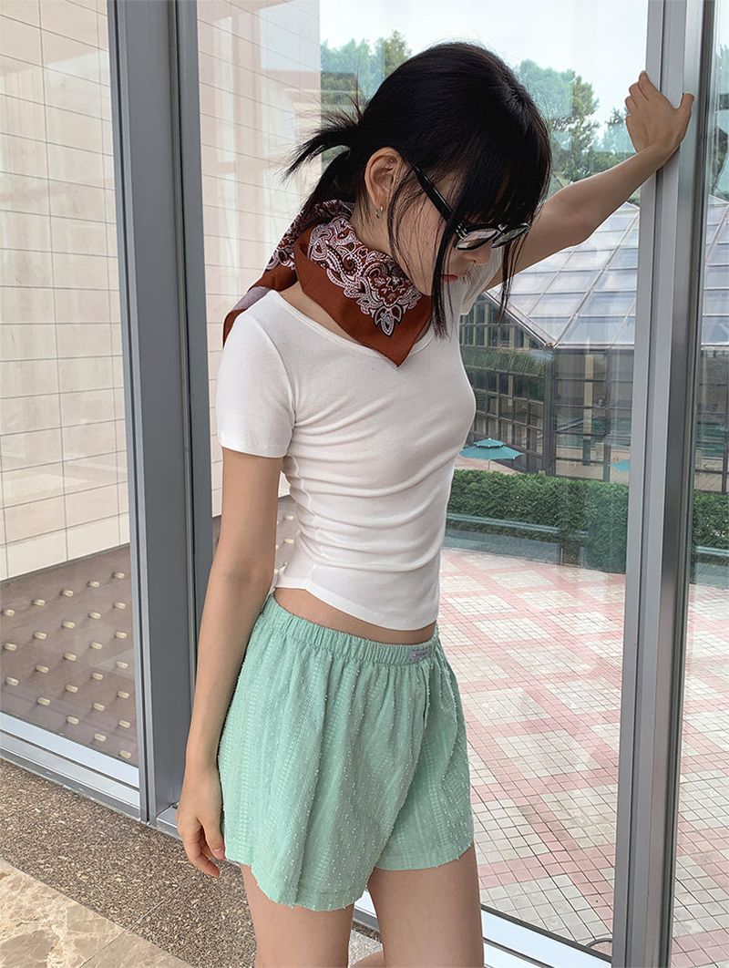 MODAL U-NECK TEE (4C)