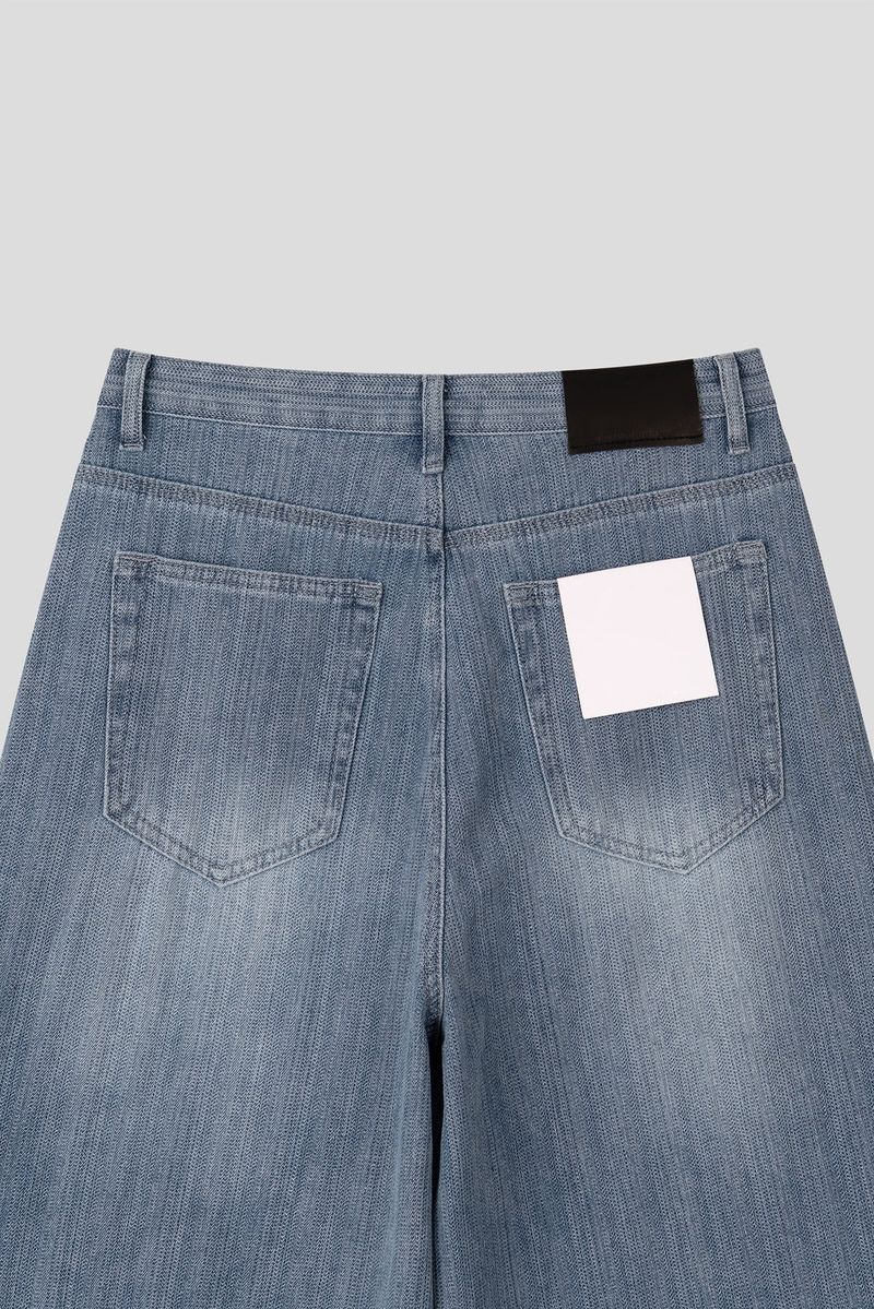 Martin Striped Wide Denim