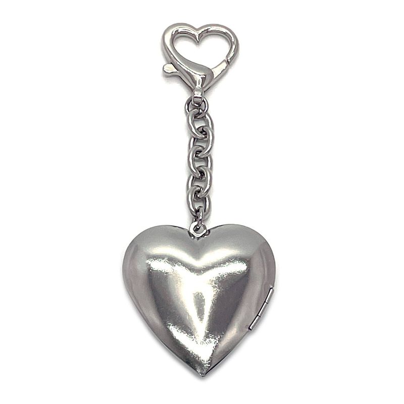 Surgical Heart Locket Pendant Keyring