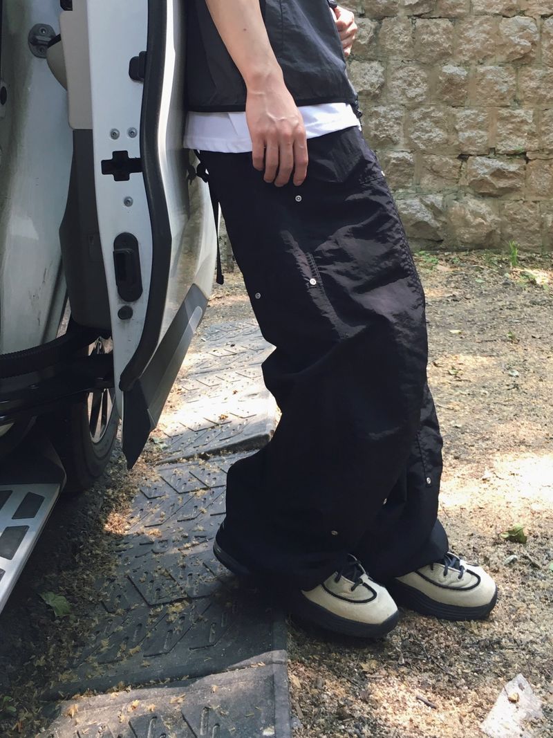 Swan Nylon Carpenter Pants 3C