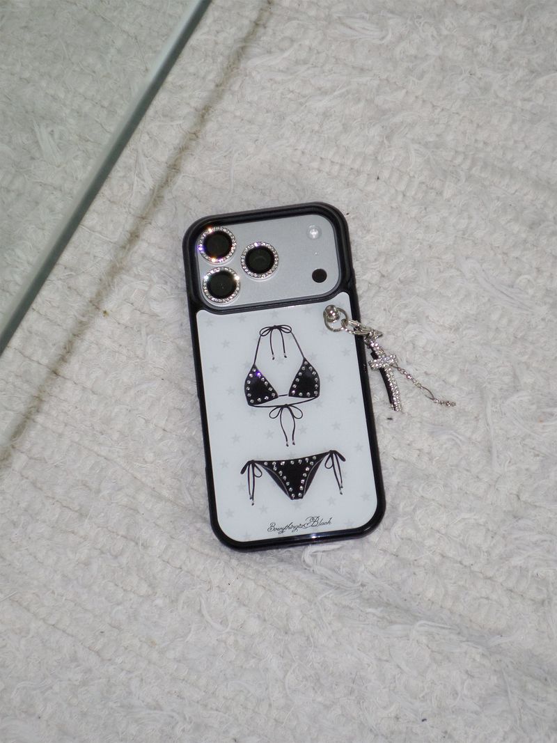 bikini stone case [black]