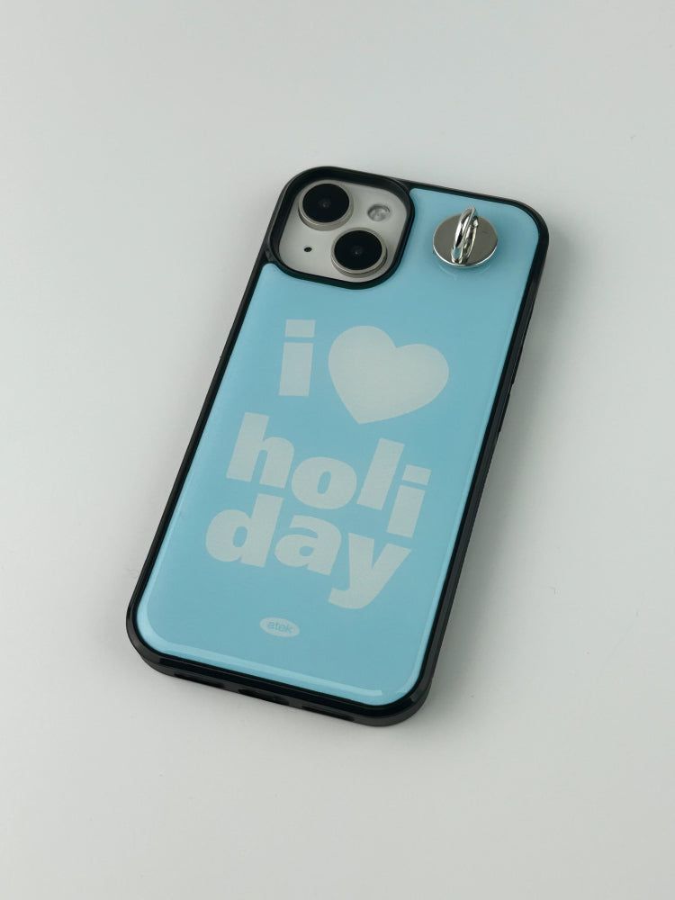 Holiday Epoxy Bumper Case(Blue)