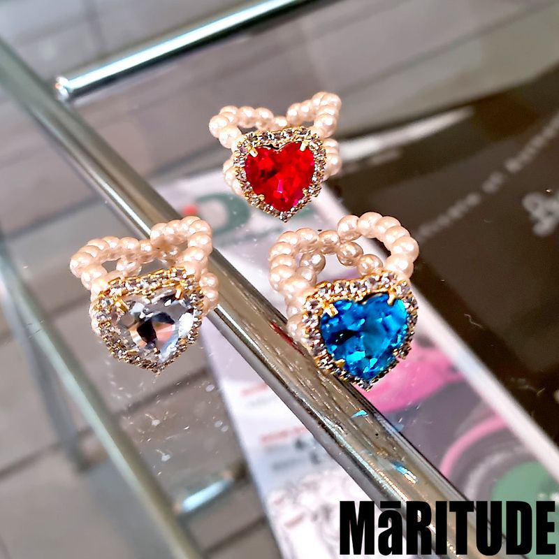 HEART BEAM RINGS (3COLOR)