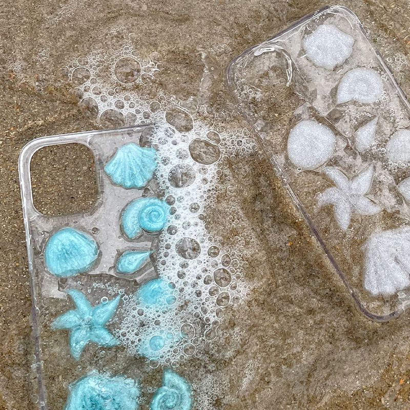 [MADE] Shellfish Resin Case (blue)