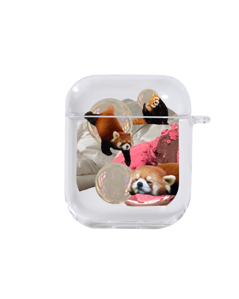 [AirPods] pink lesser panda