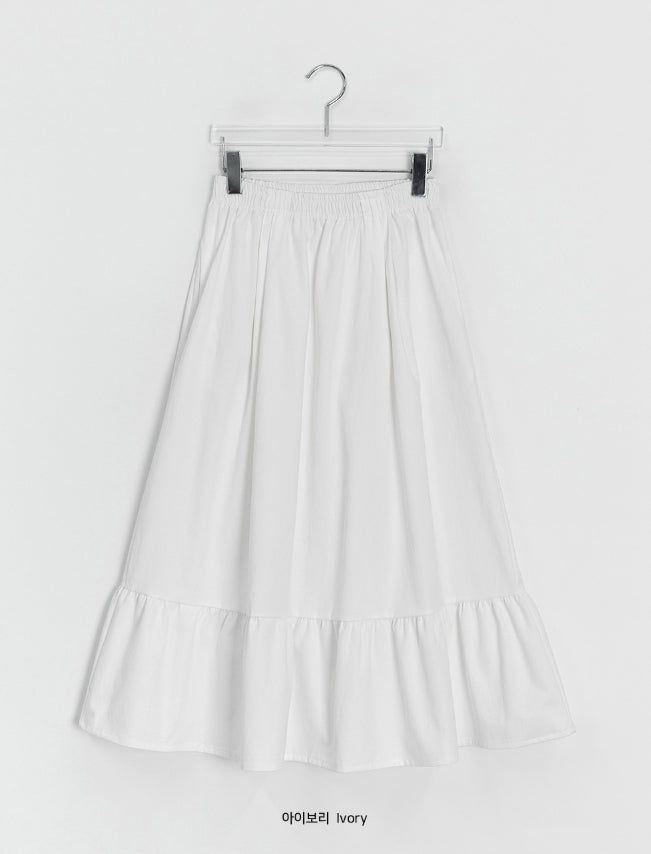 Dahit Cotton Long Skirt