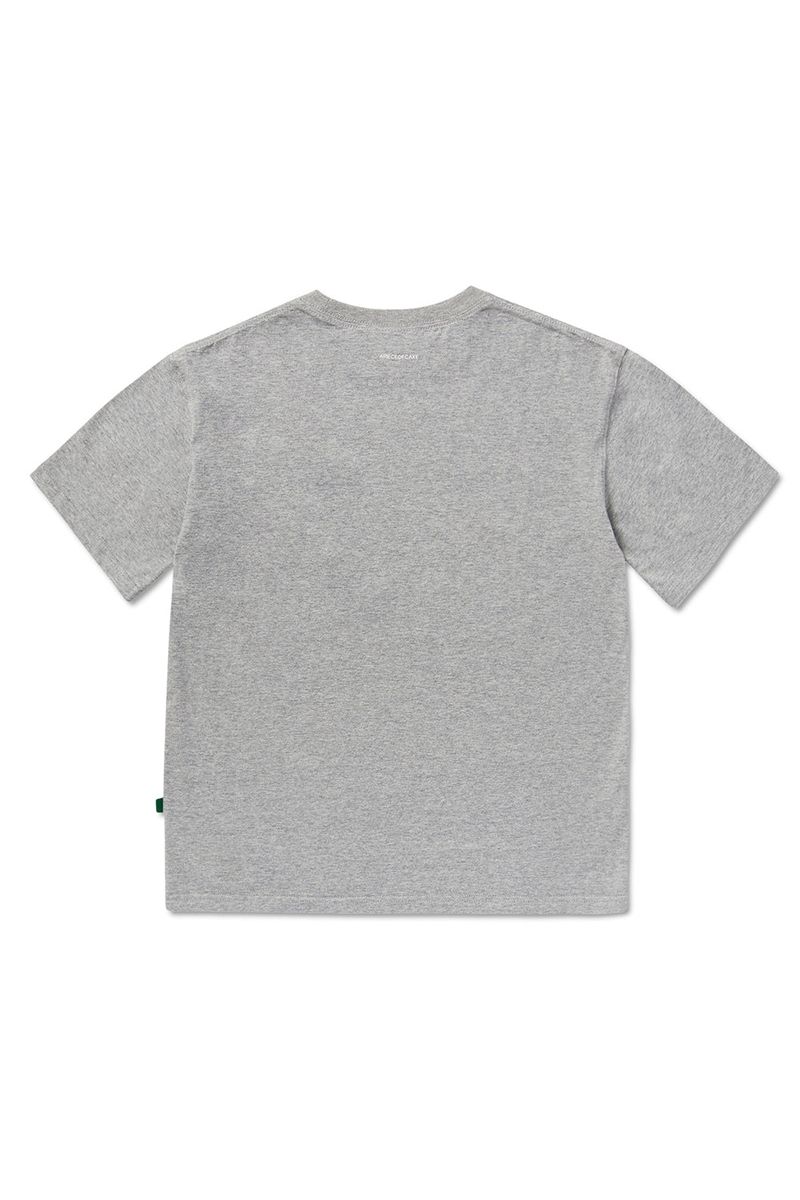 Bear Patch Pocket Tee_Grey