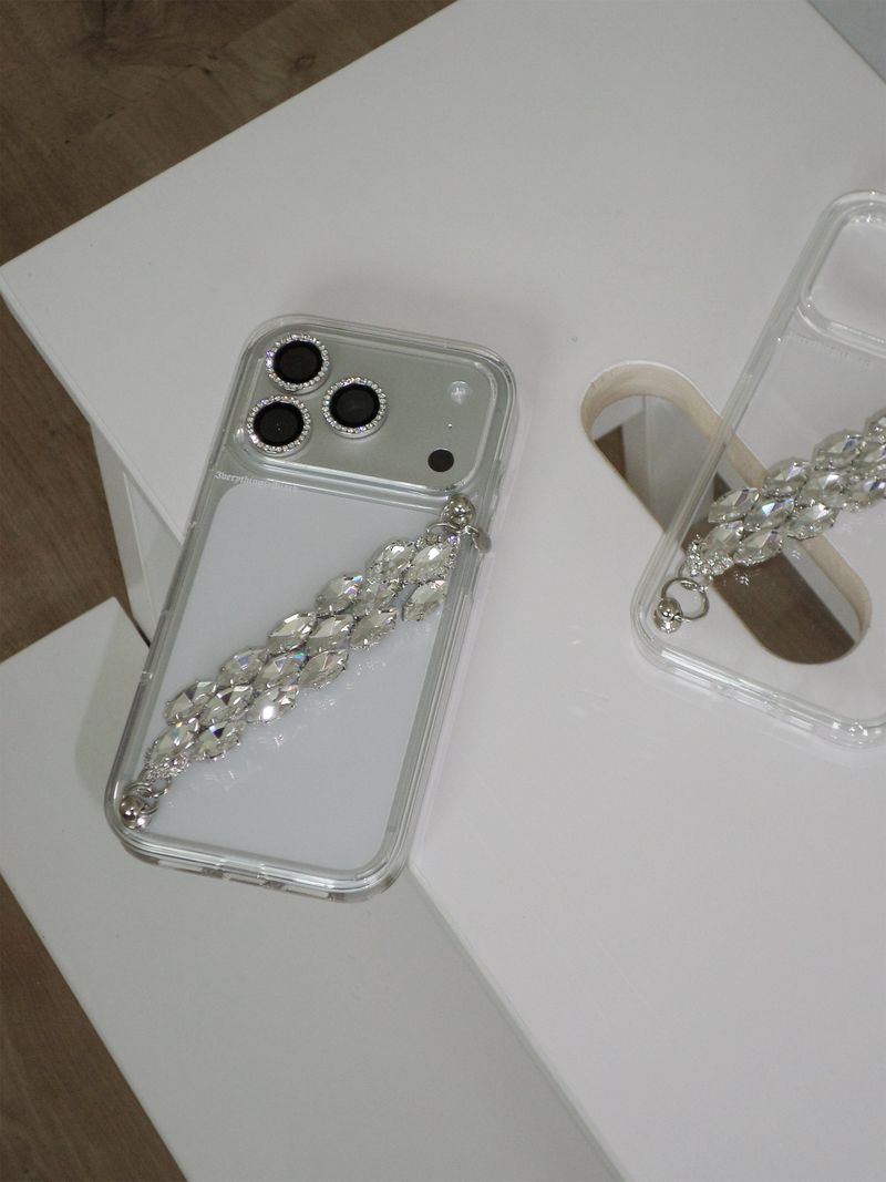 Marquise stone strap case