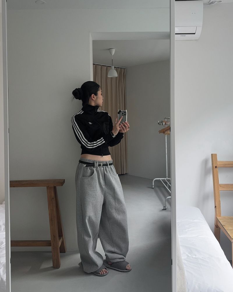 Belt sweat pants (Unisex)