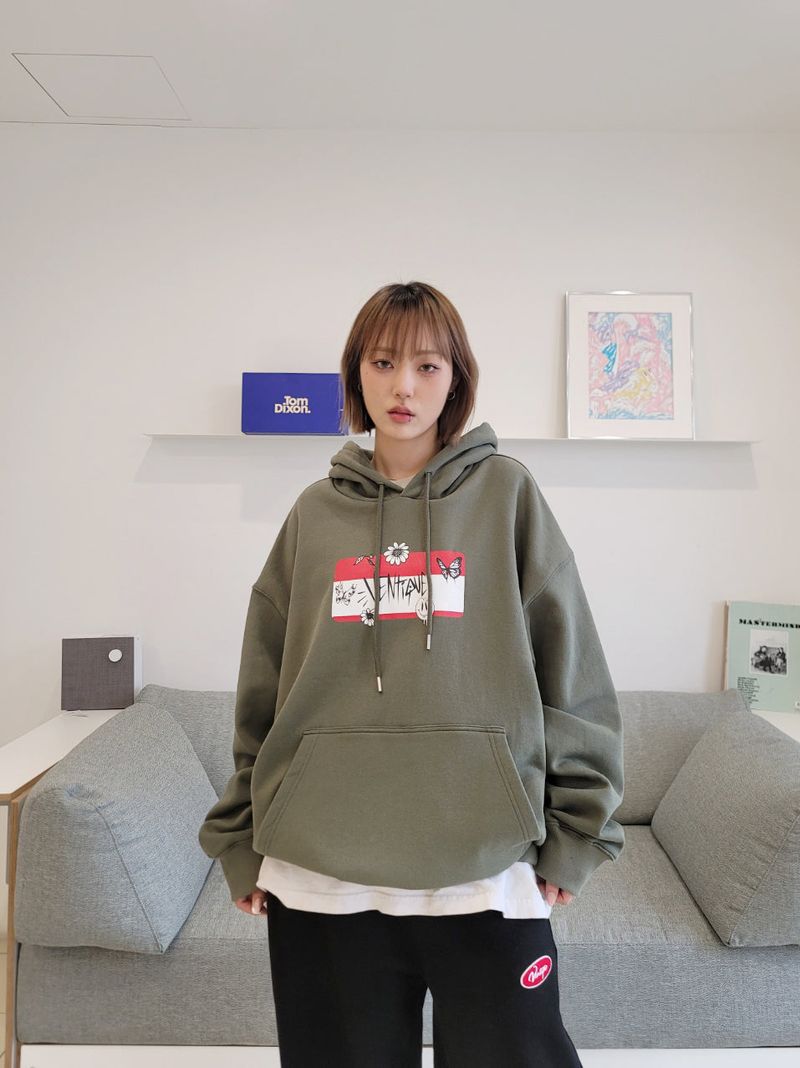 VENTIQUE(ベンティーク)の「VENTIQUE Name tag napping hoodie 3color(Tops)」