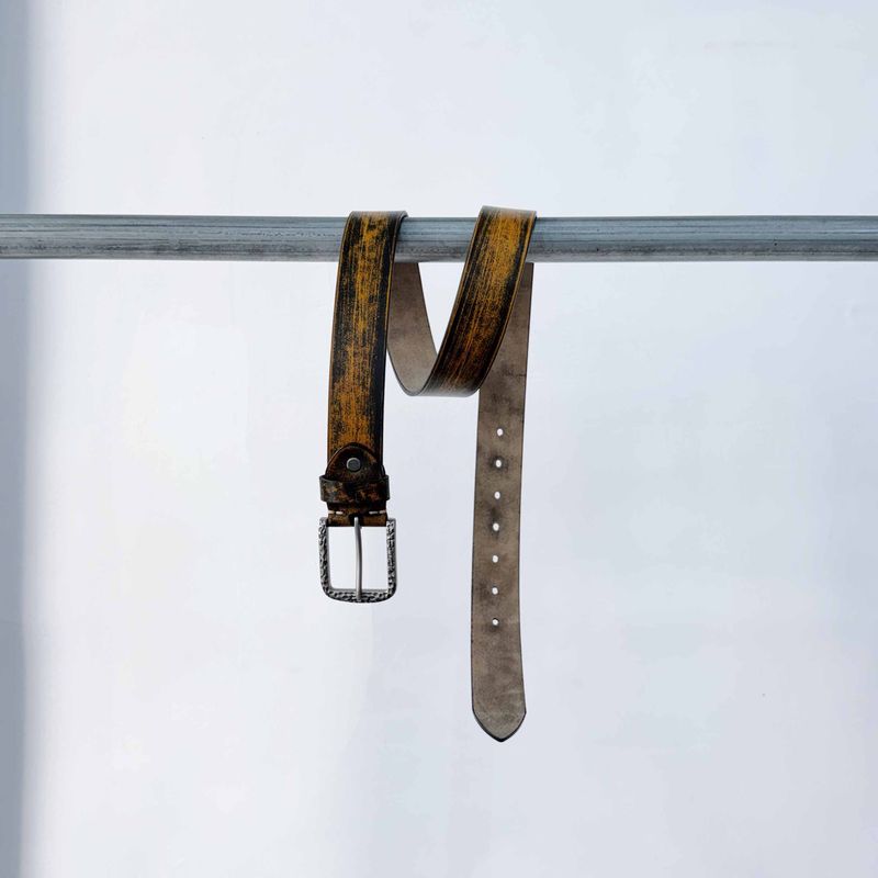 Amber Distressed Belt