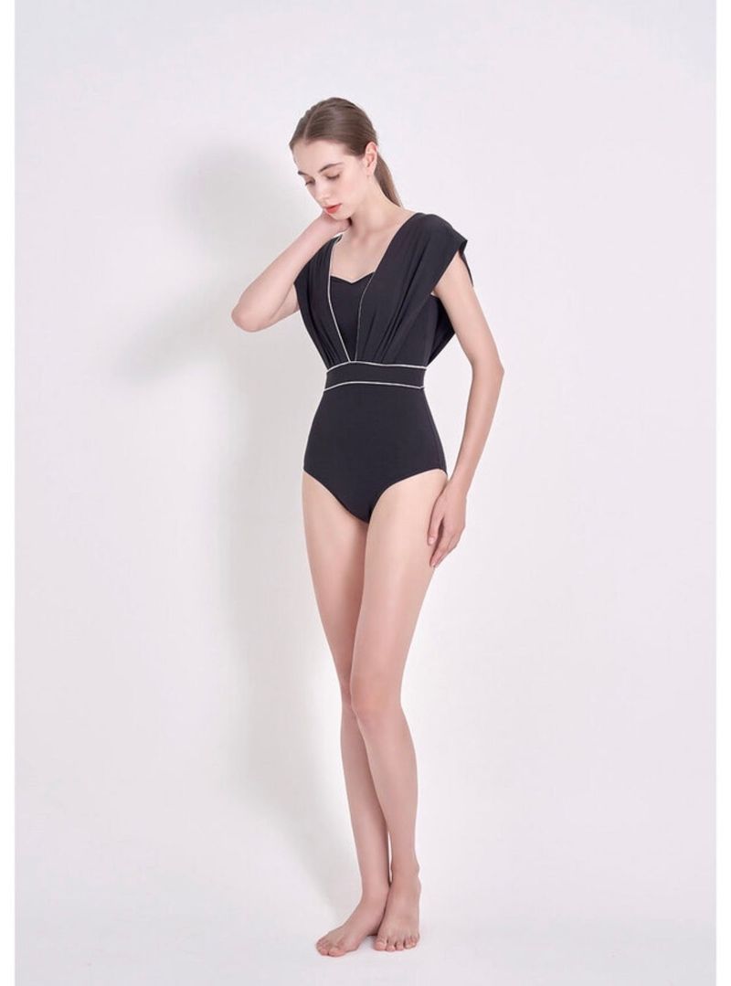 Hepburn swimsuit Black