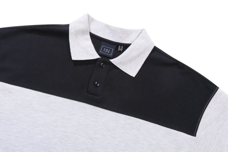 STRIPE RUGBY POLO_NAVY