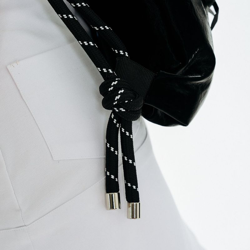 Ribbon Gym Sack [Black]