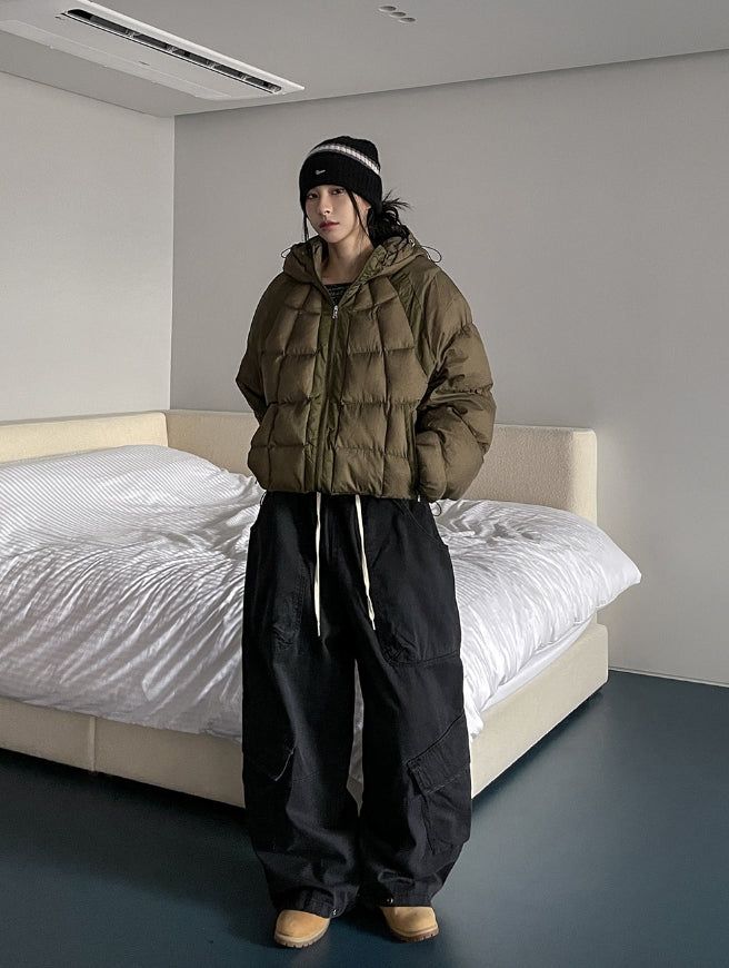 Noah Drop Square Hooded Padding