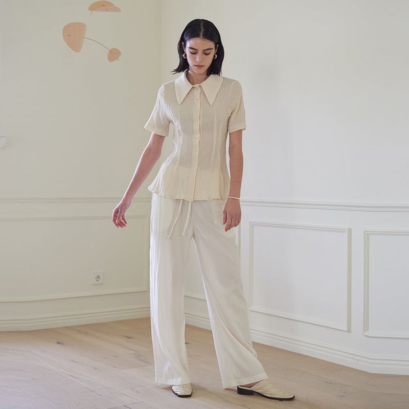 BASIC BANDING PANTS (WHITE)