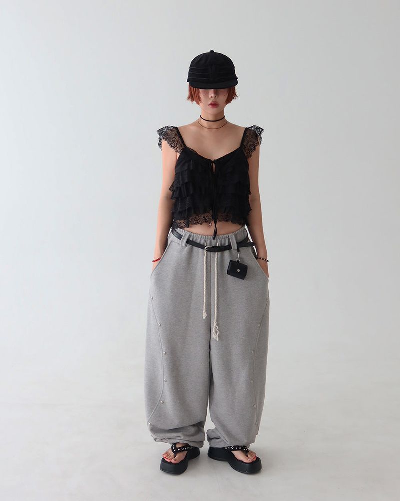 Zero Lace Cancan Frill Blouse