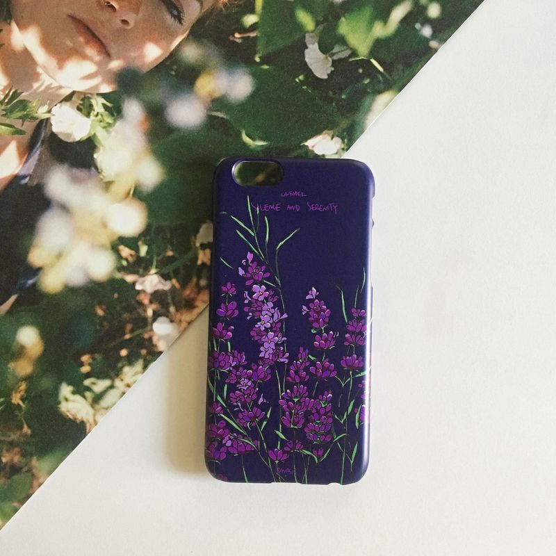 Lavender In The Moonlight (Galaxy) Matt Hard Case
