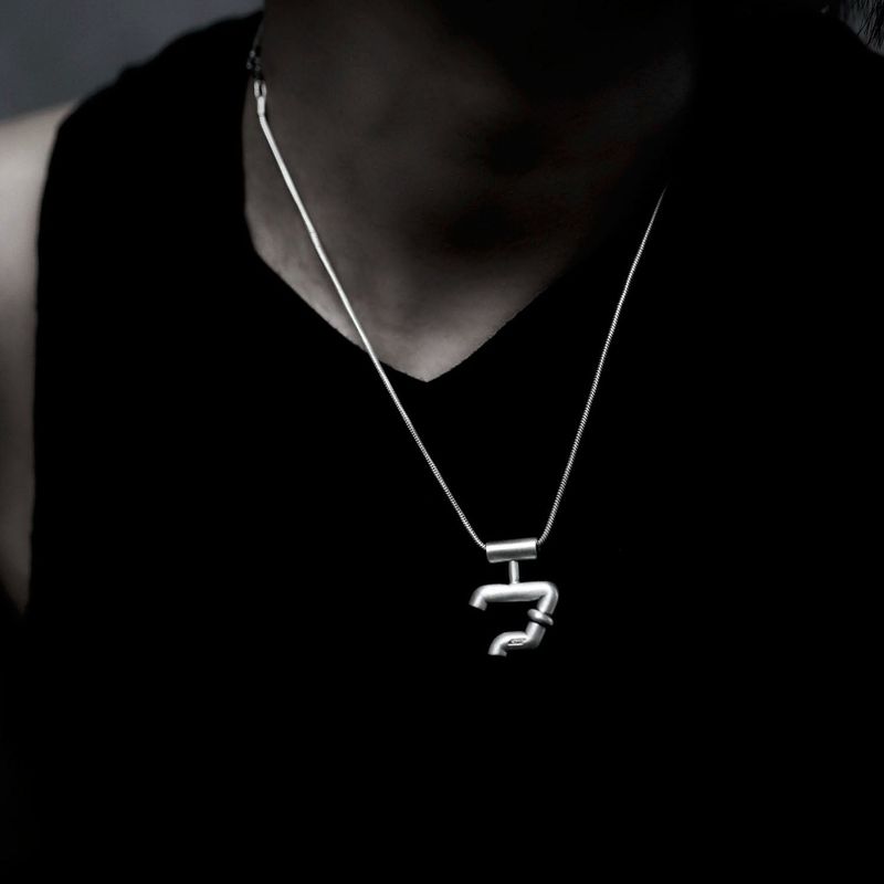 THE SECOND BASEMENT (B2)（ザ セカンド ベースメント(ビーツー)）の「[ORDER MADE] CUTTING PIPE A-TYPE NECKLACE（Accessories）」