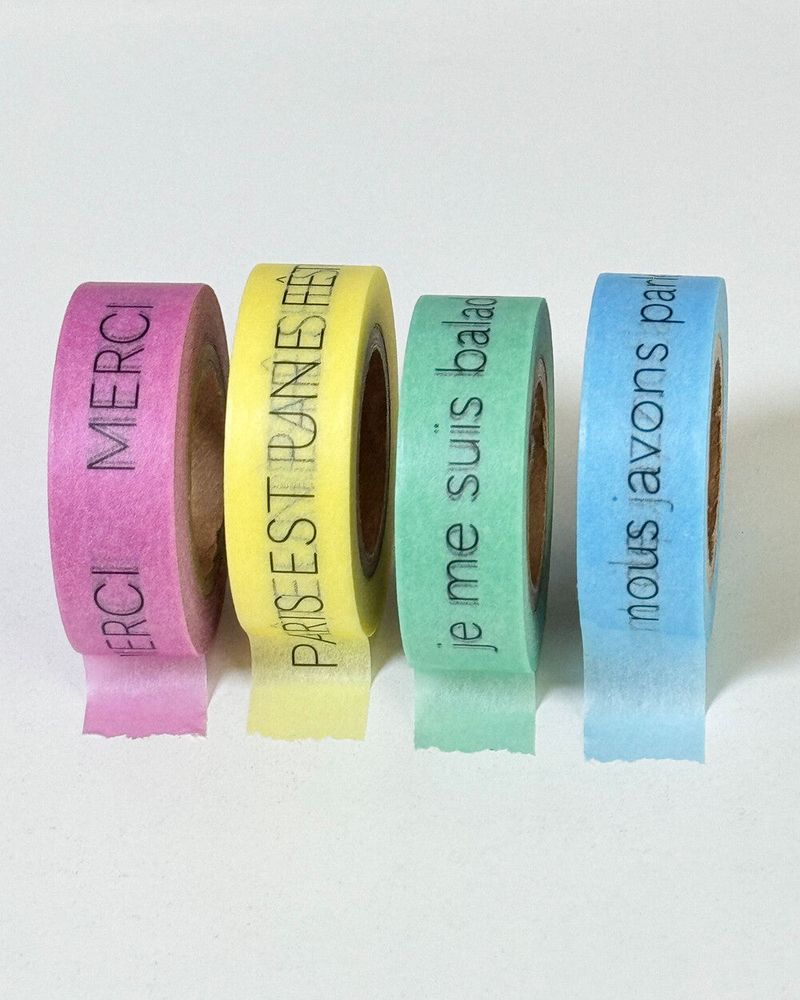 French Masking Tape Set