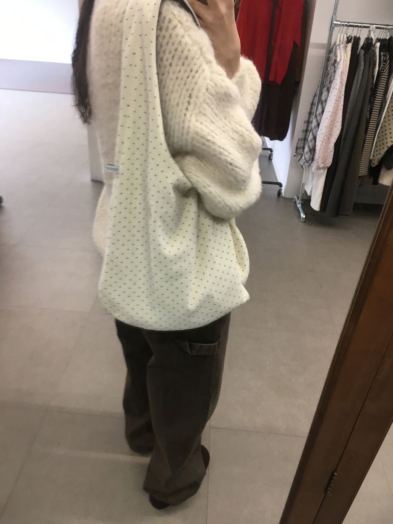 Puff reversible dot bag (2color)