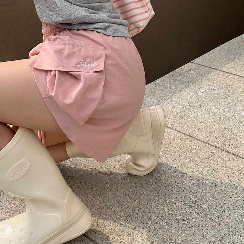[BELLIDE MADE/2 size] biscuit cargo shorts