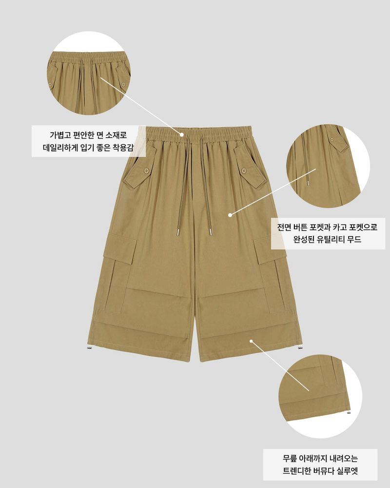 Nor Pocket Cargo Bermuda Pants