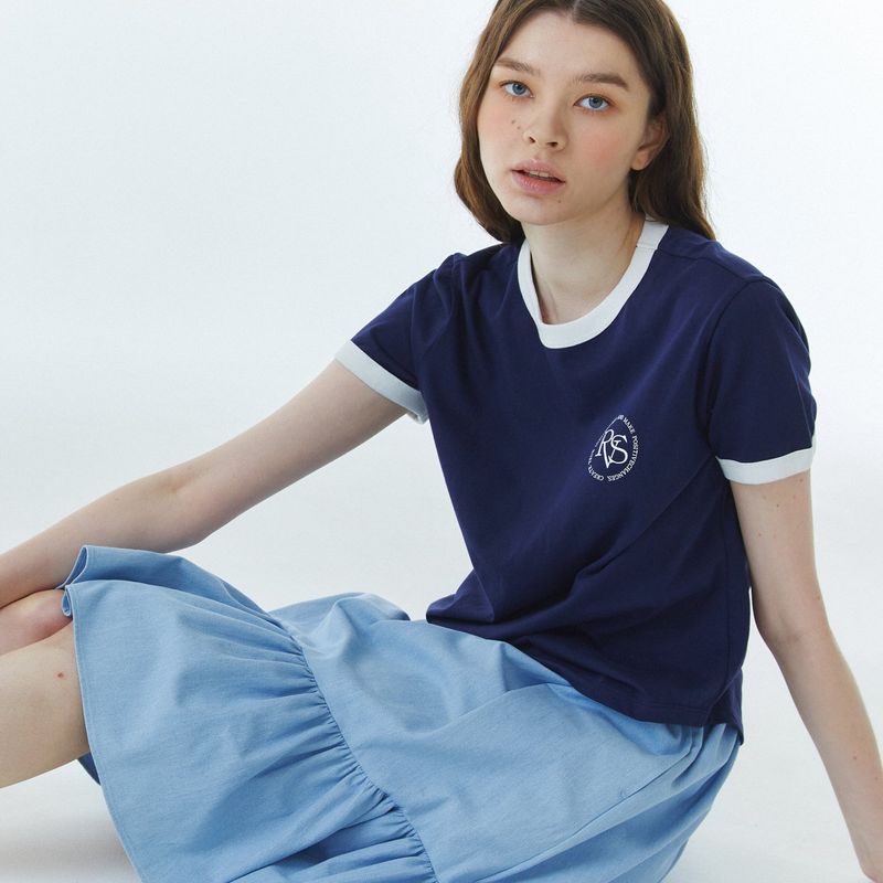 RVS Ringer T-Shirt Navy