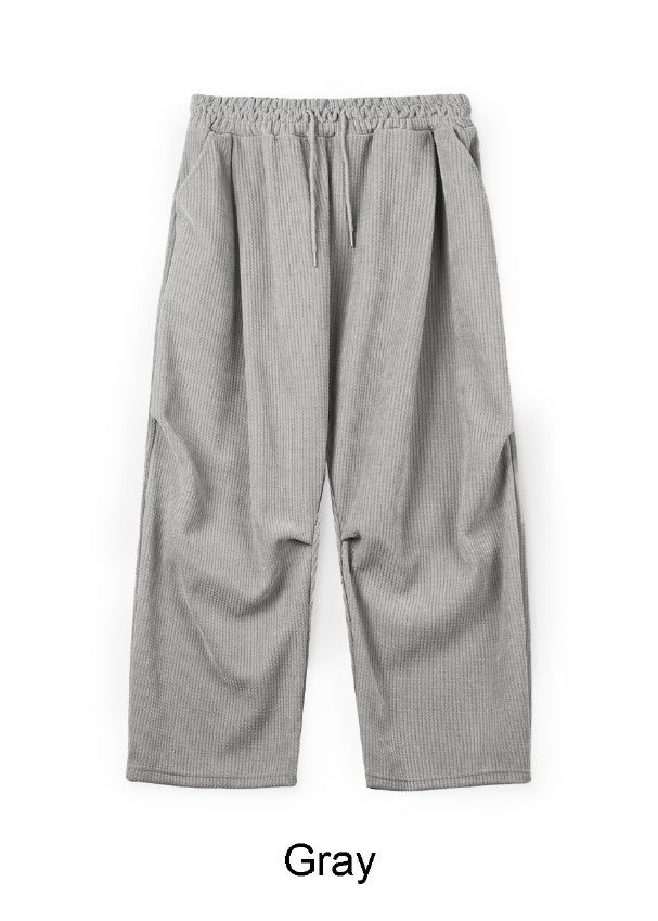 Tice Texture Pintuck Banding Pants