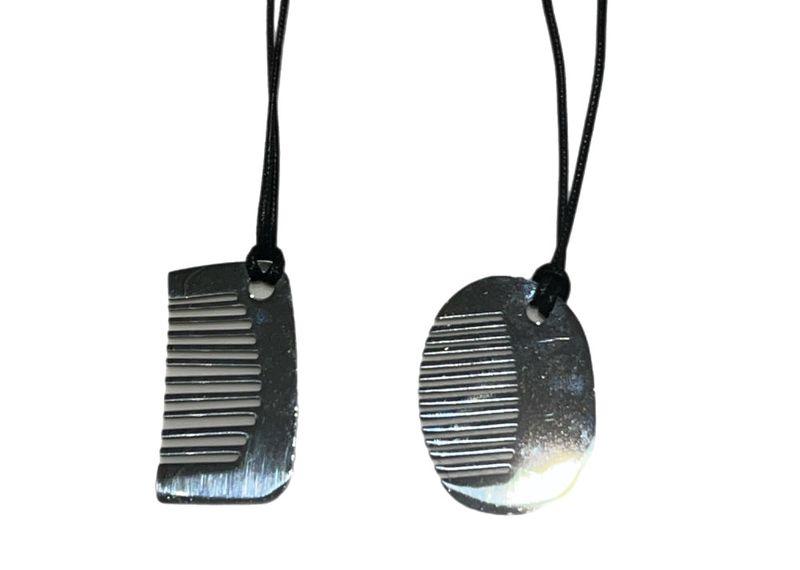 Or Hair Comb Long Strap Necklace