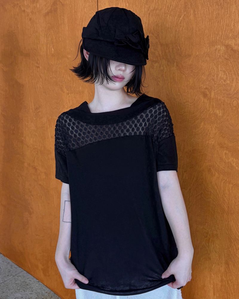 Frill Patch Beret