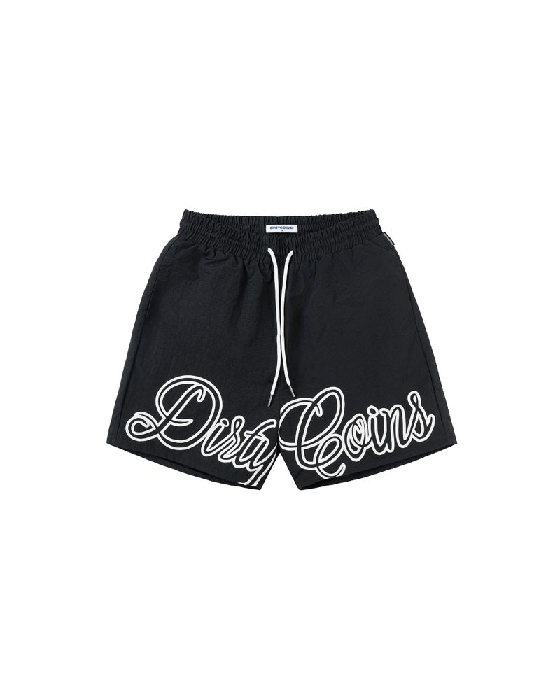 DirtyCoins（ダーティーコインズ）の「Script Logo Nylon Shorts - Black（Pants）」