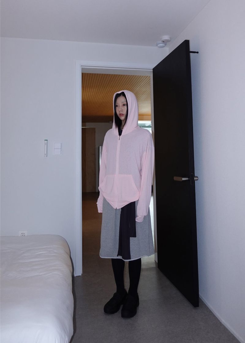 SEETHROUGH LIGHT HOODIE