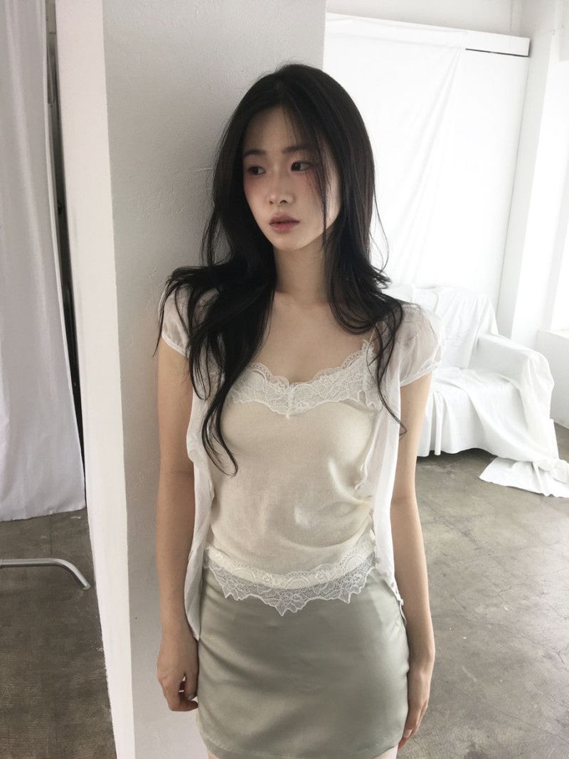 see-through blouse