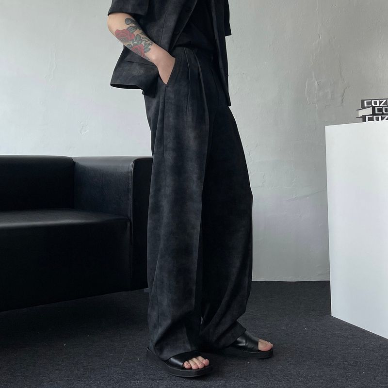 CR Monk Two Tuck Wide Pants (Set - Up/2 colors)