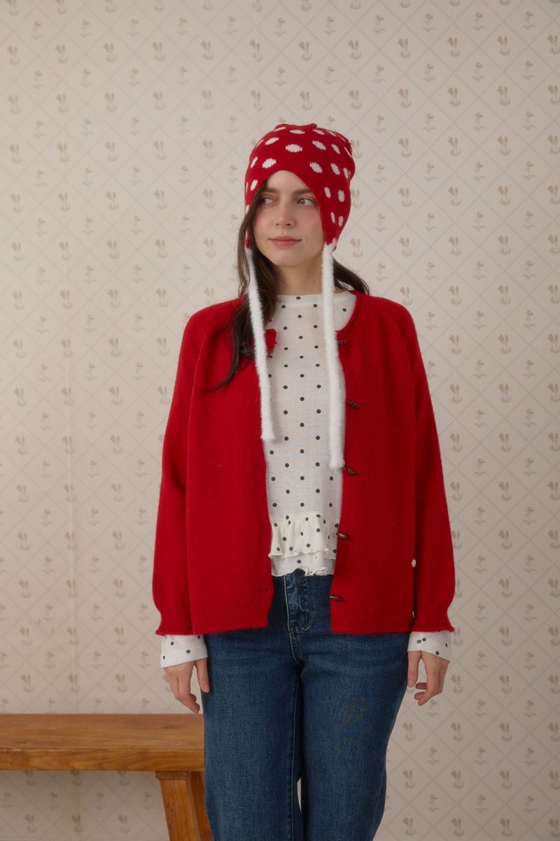 PETIT TOGGLE SIMPLE CARDIGAN