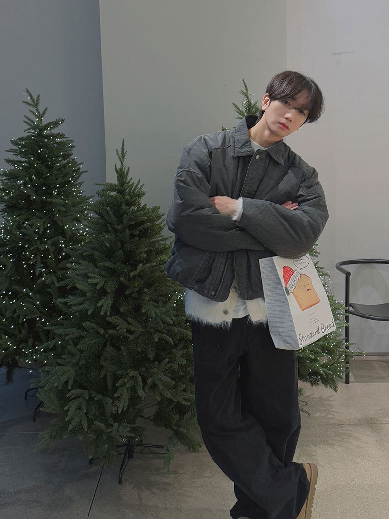 3 TAP Epic Washed Puffer Jacket