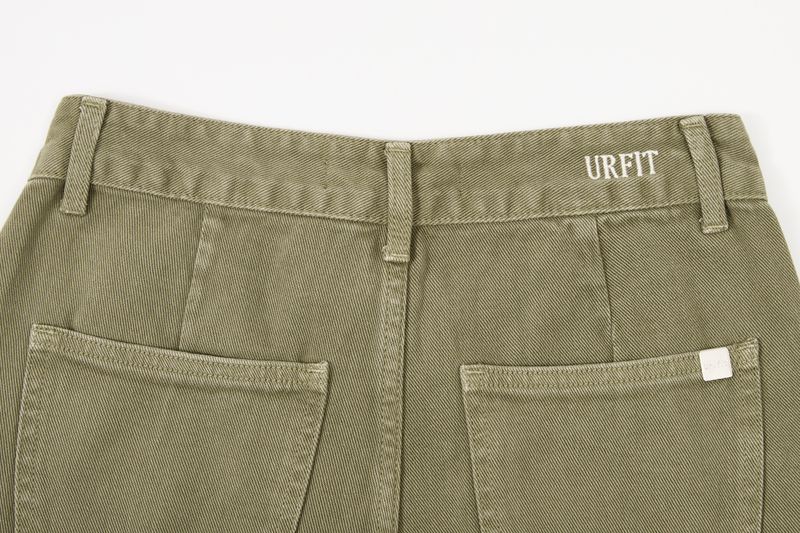 [3RD REORDER] SOFT OLIVE DYING FRONT POCKET DENIM code 26221