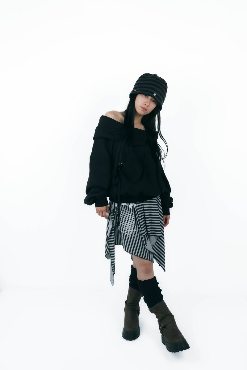 tie layered skirt