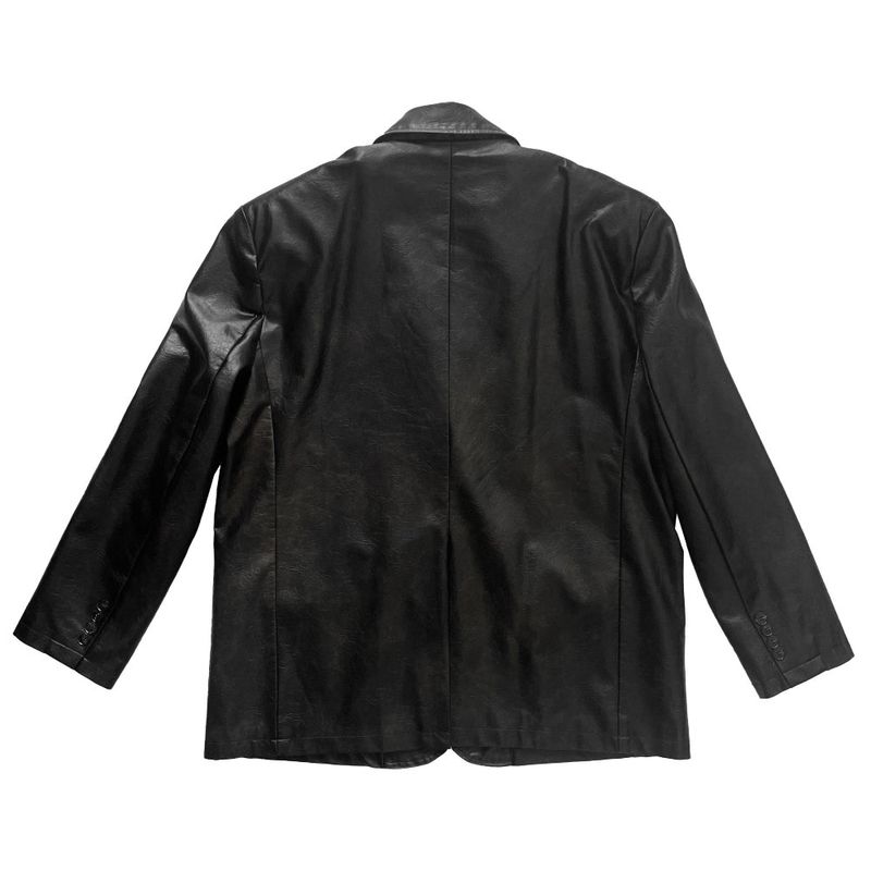 Vintage black leather jacket