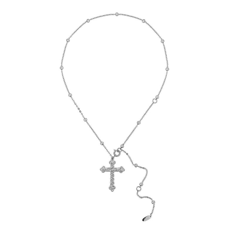 SENTIMENTS（サンティマン）の「NO.473 [SILVER] KNOT CROSS NECKLACE（Accessories）」