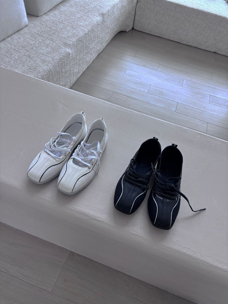 track flat shoes(2 color)