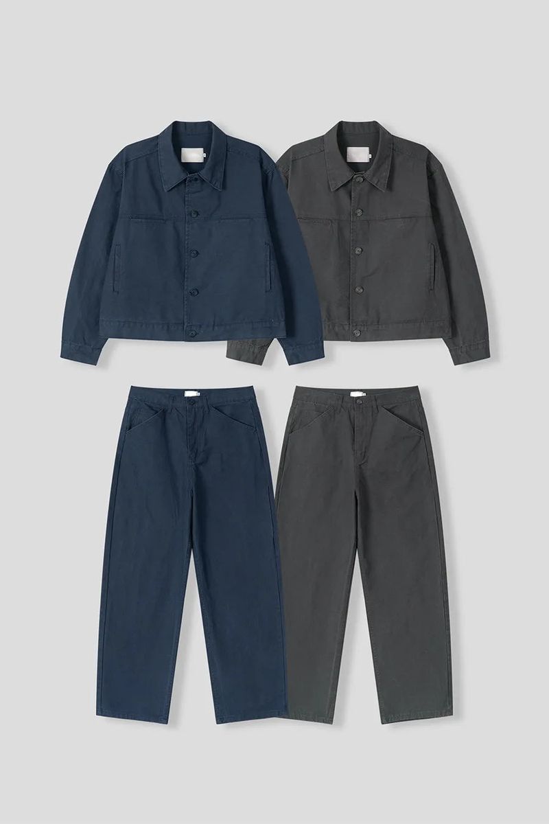 cachion washing work jacket