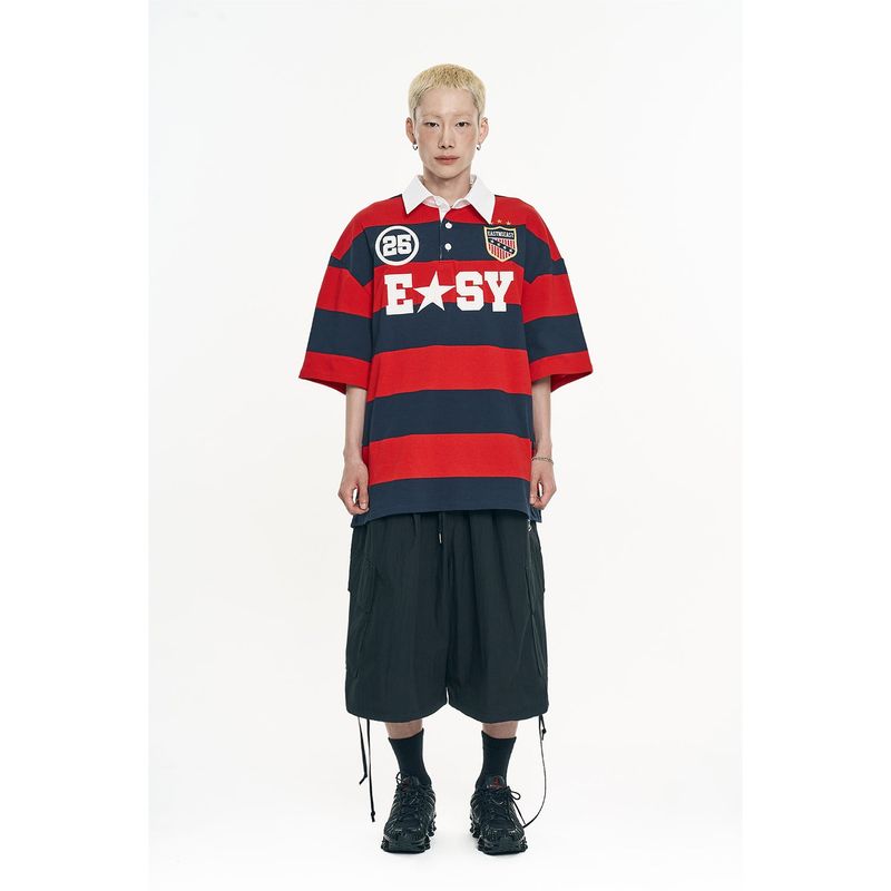 Balloon Bermuda Nylon Pants - Black