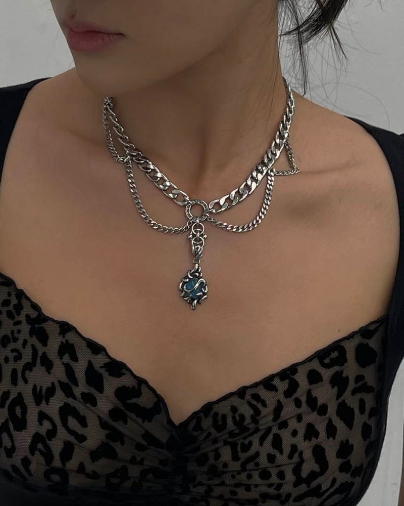chain cape necklace Ver. 2
